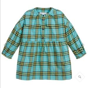 Burberry Turquoise Marna Dress 14Y